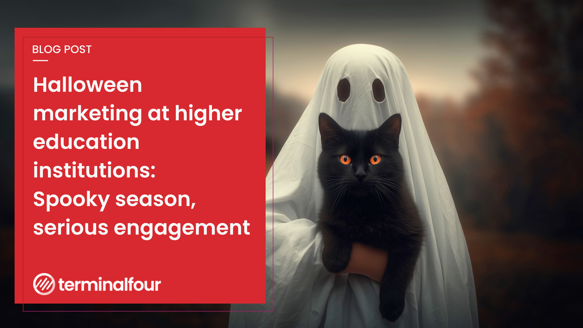 Halloween offers higher education marketers a playful, timely way to connect with students, alumni, and prospects across social media. Here’s a round-up of some of this year’s, fun, and strategic Halloween campaigns with takeaways your team can use next fall.