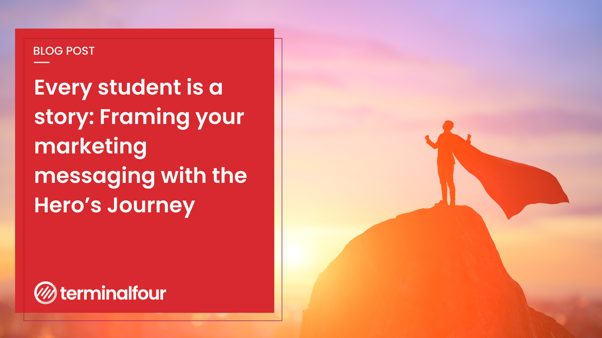 Colleges and universities can use the Hero's Journey storytelling techniques for recruitment&mdash;framing students as the hero, the school as the mentor, and a promising career as the reward&mdash;to market inspiring tales of transformation and success. Check out how to do it!