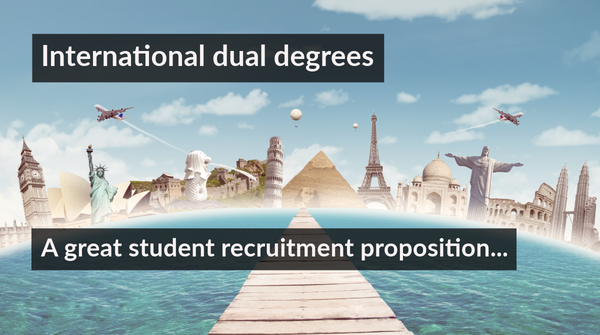 An attractive proposition for students, great value for money and the opportunity to pool educational resources.
