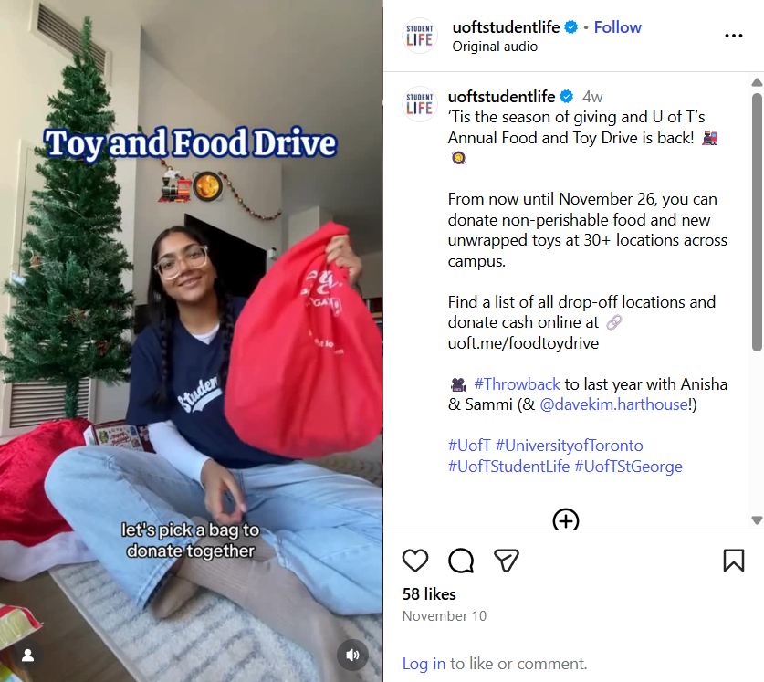 Creating campus Christmas cheer and boosting student engagement in HE
