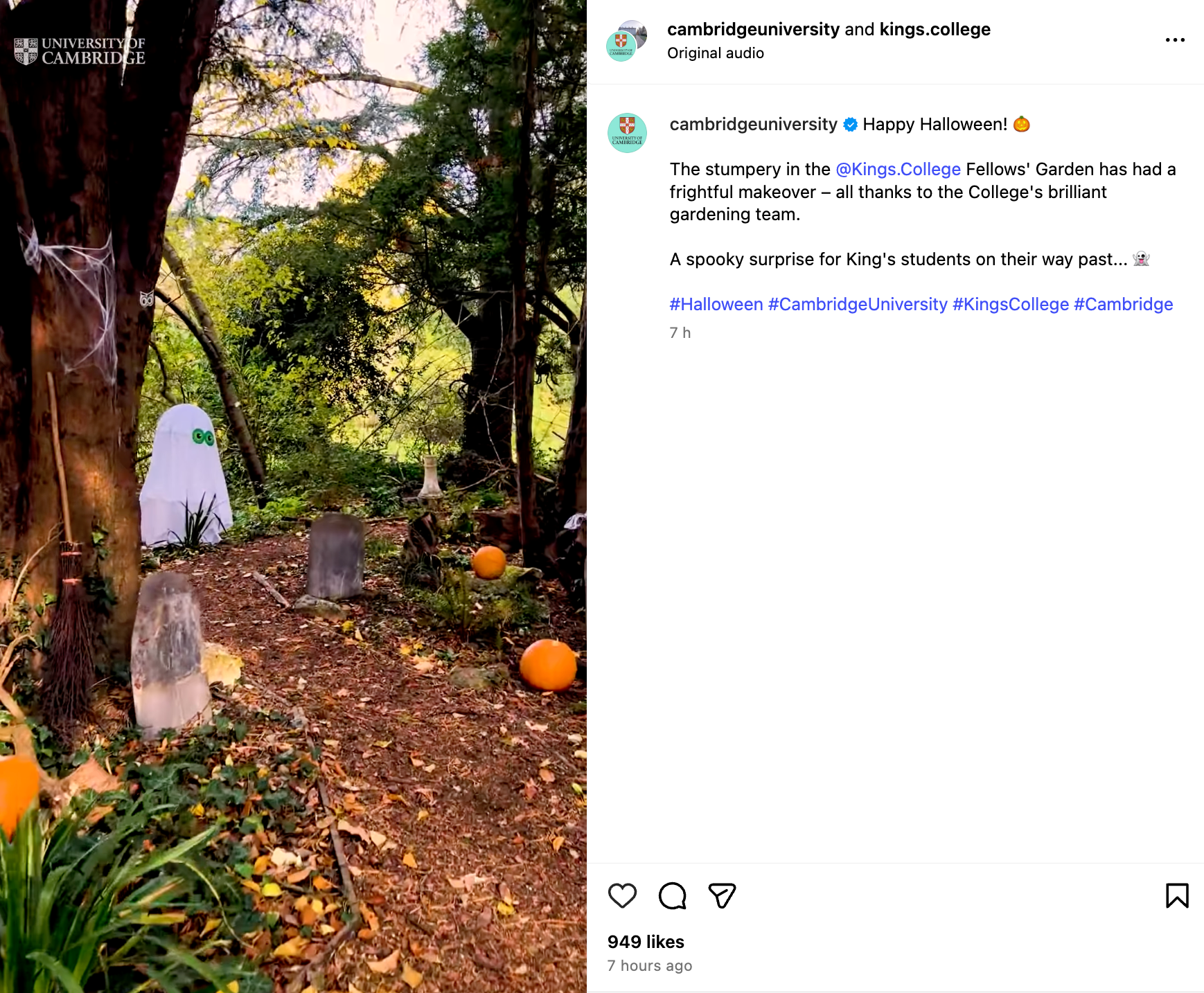 Marketing Halloween at higher education