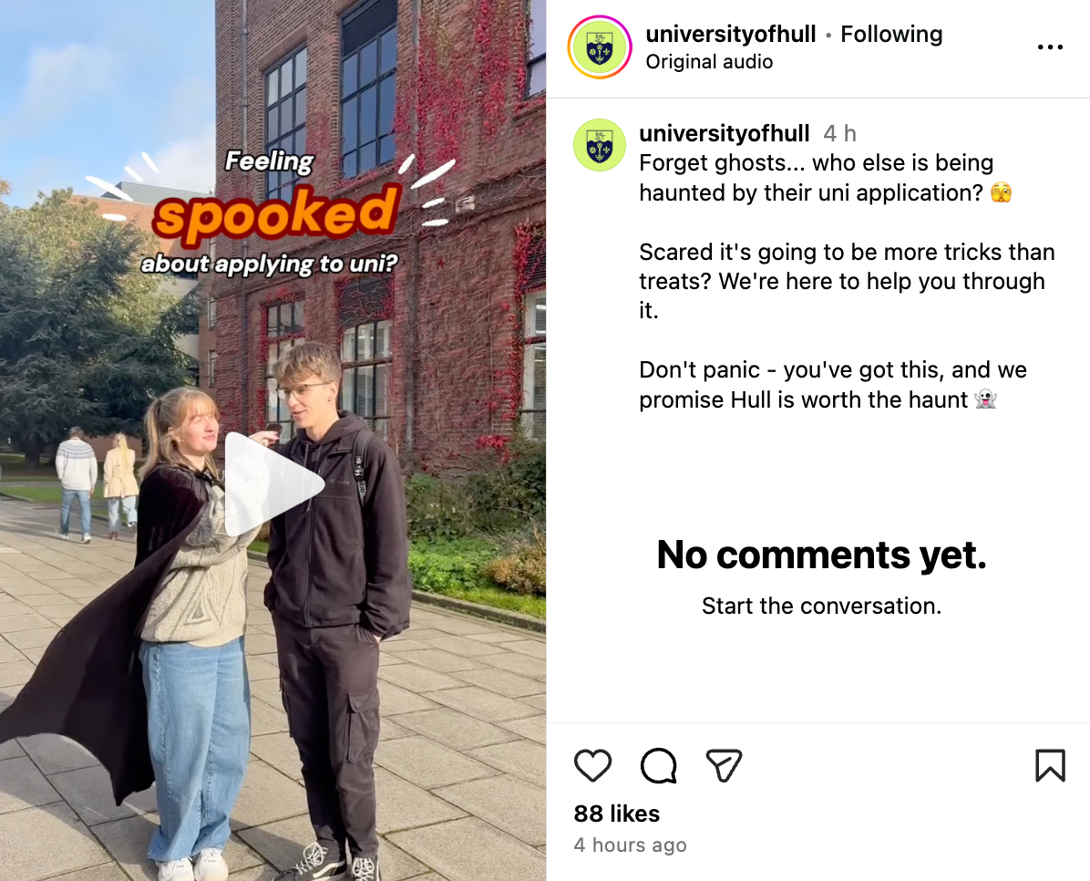 Marketing Halloween at higher education