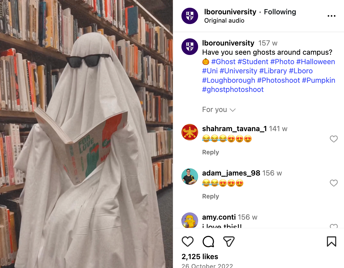 Marketing Halloween at higher education